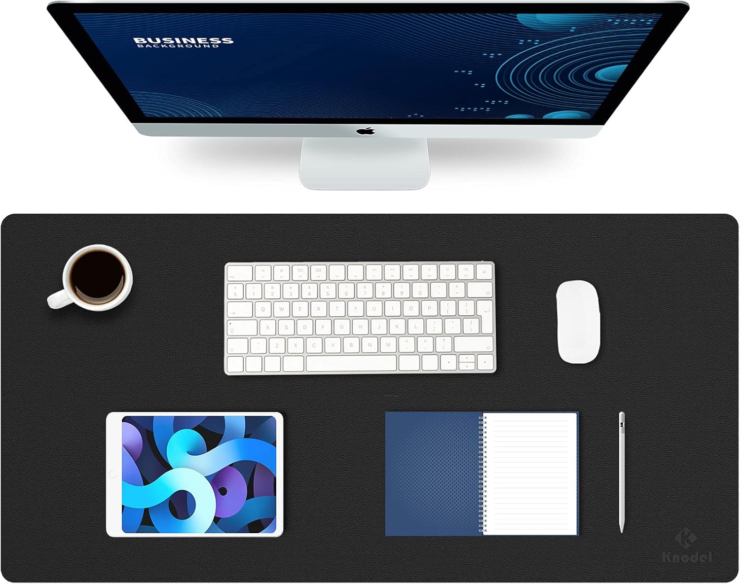 K KNODEL Large Office Leather Desk Mat