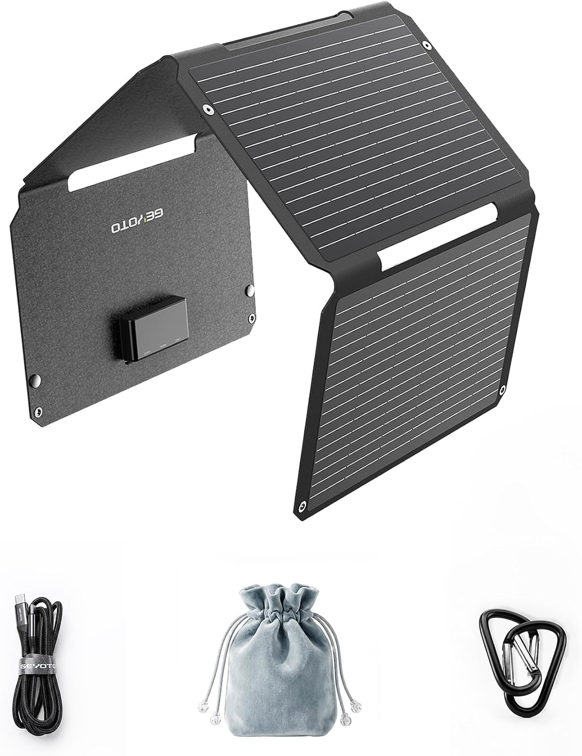 GEYOTO 45W Foldable USB-C Solar Charger